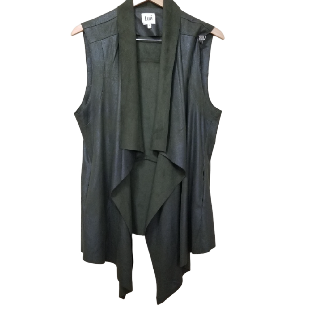 Luii Women's Green Vest Size large